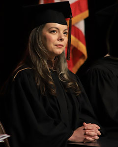 Distinguished alum gives keynote address at commencement.